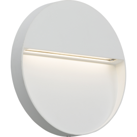 230V IP44 5W LED Round Wall /Guide light - White