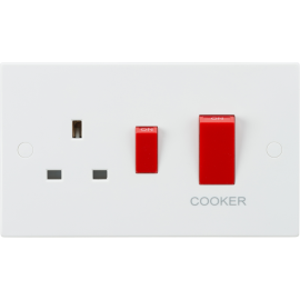 45A DP Cooker Switch and 13A Socket
