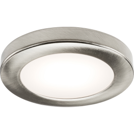 UNDKIT Single 2.5W LED Dimmable Under Cabinet Light in Brushed Chrome - 3000K
