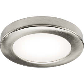 UNDKIT Single 2.5W LED Dimmable Under Cabinet Light in Brushed Chrome - 4000K