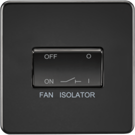 Screwless 10AX 3 pole Fan Isolator Switch - Matt B