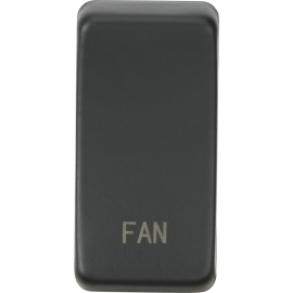 Switch cover "marked FAN" - anthracite