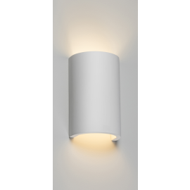 230V G9 40W Curved Up and Down Plaster Wall Light