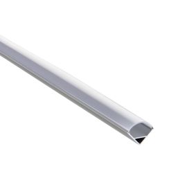 Rigel Corner 2m Aluminium Profile/Extrusion Silver
