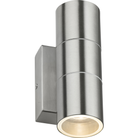 230V IP54 GU10 Up and Down Wall Light with Photoce