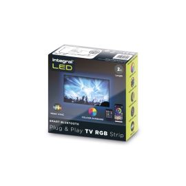 PLUG AND PLAY TV STRIP IP20 2M RGB 1.5W/M 24LED/M